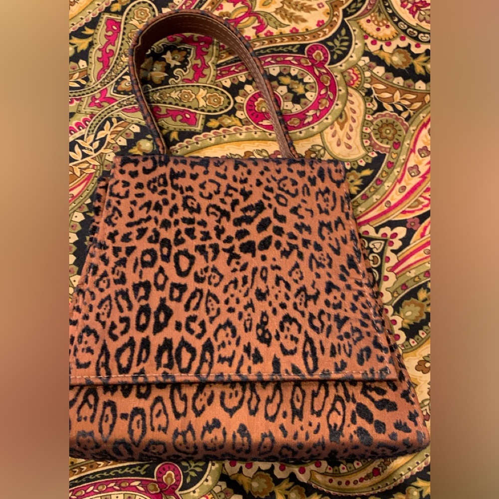 Caparros Leopard Evening Bag